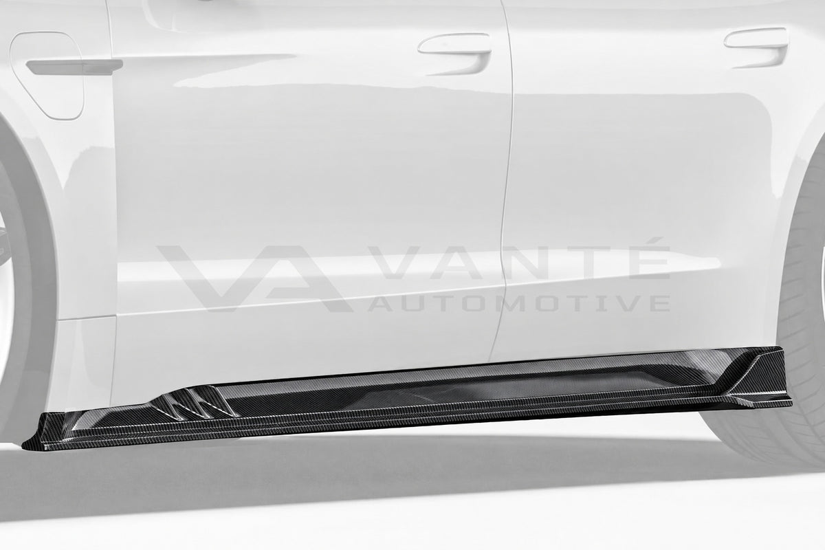 Porsche Taycan Carbon Fibre Side Skirts – image 5