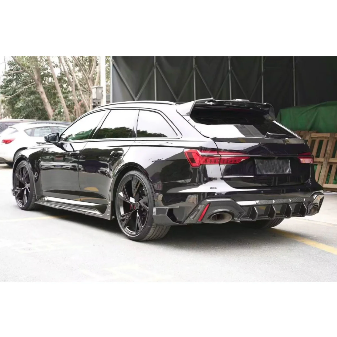Audi A6/S6/RS6 C8 Carbon Fibre Secondary Rear Spoiler image 5