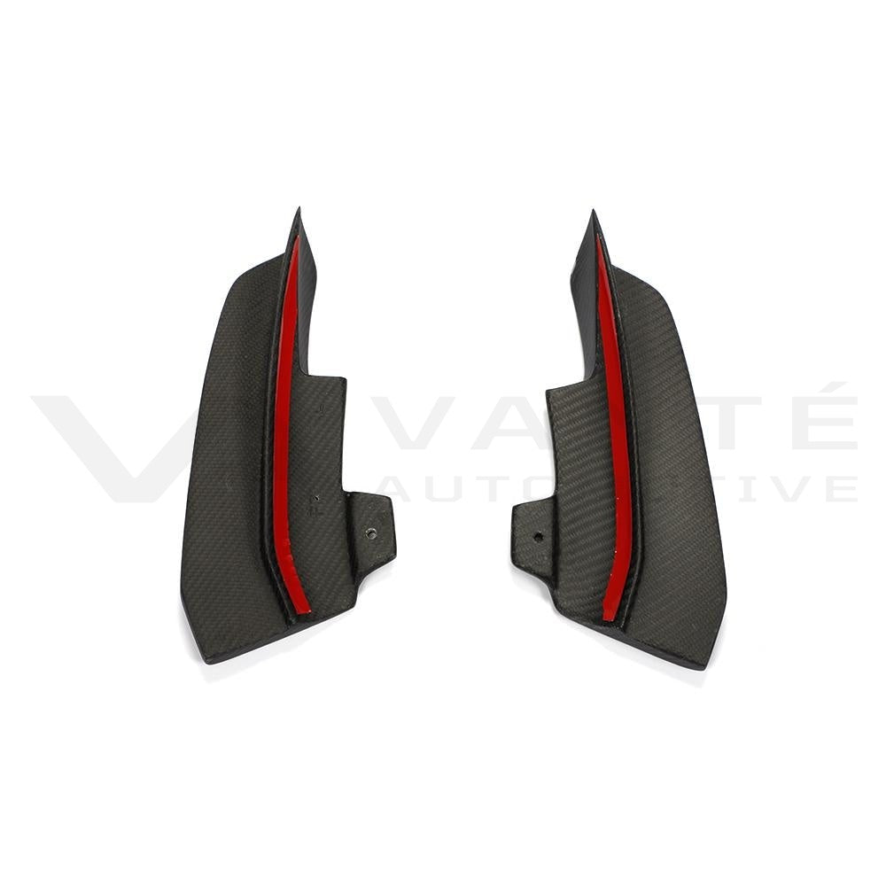 Porsche 718 Boxster Cayman 982 Dry Carbon Fibre Rear Bumper Air Fender Vents