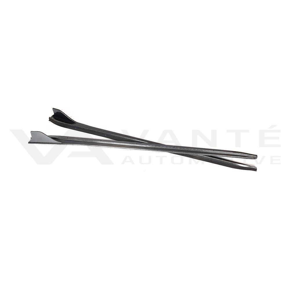 Porsche 718 Boxster Cayman 982 Carbon Fibre Side Skirt Extensions