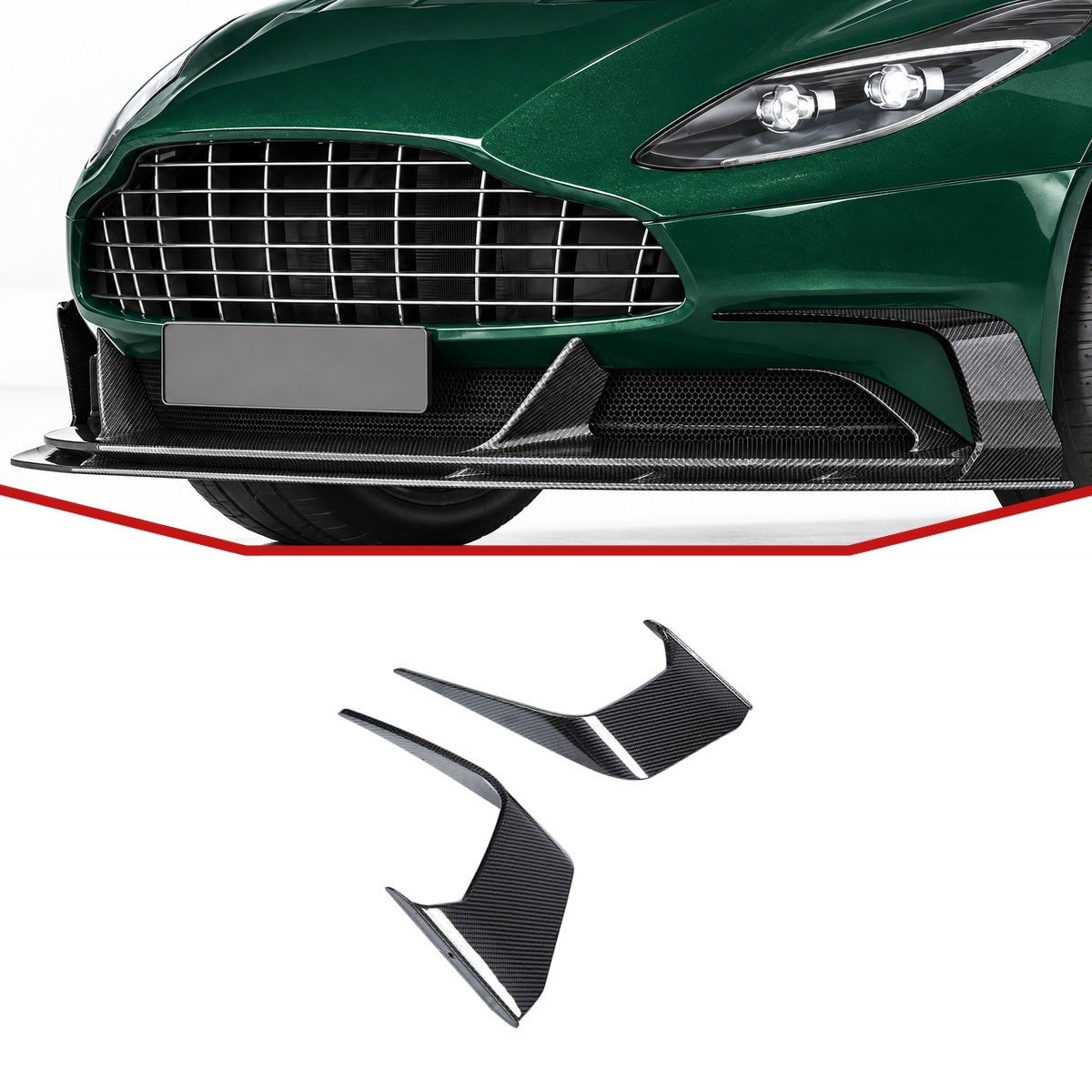 Aston Martin DB11 Carbon Fibre Front Canards