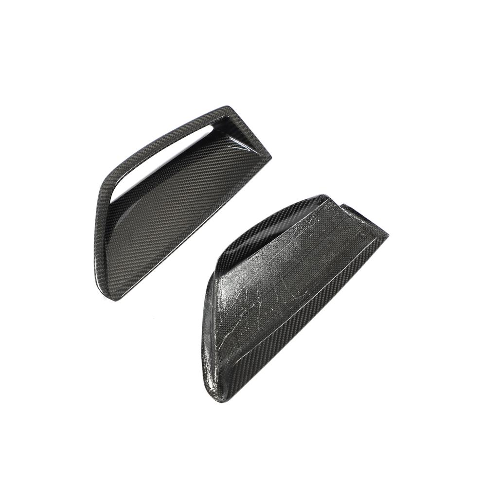 Audi RS6/RS7 C8 Carbon Fiber Front Bumper Scoop Trims image 3