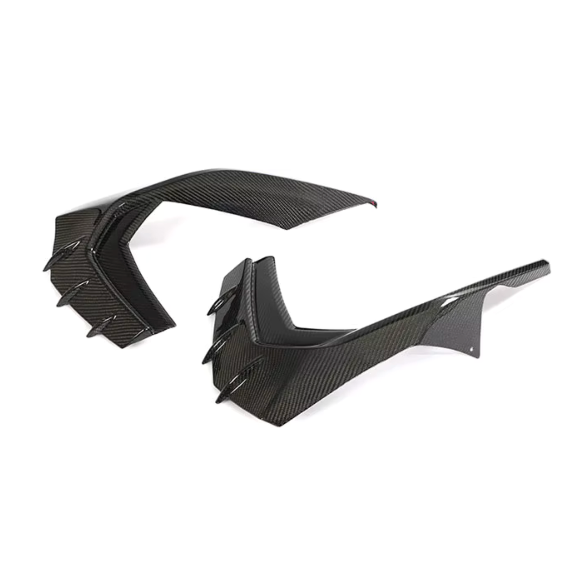 Audi A3/S3 8Y Carbon Fibre Front Bumper Vent Canards/Wing image 3