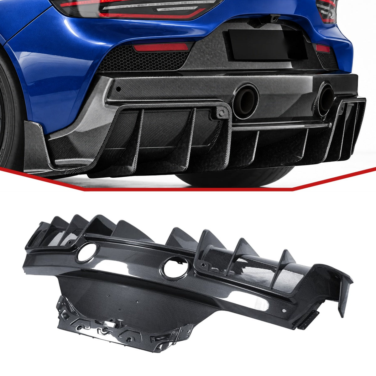 Maserati MC20 Carbon Fibre Rear Diffuser