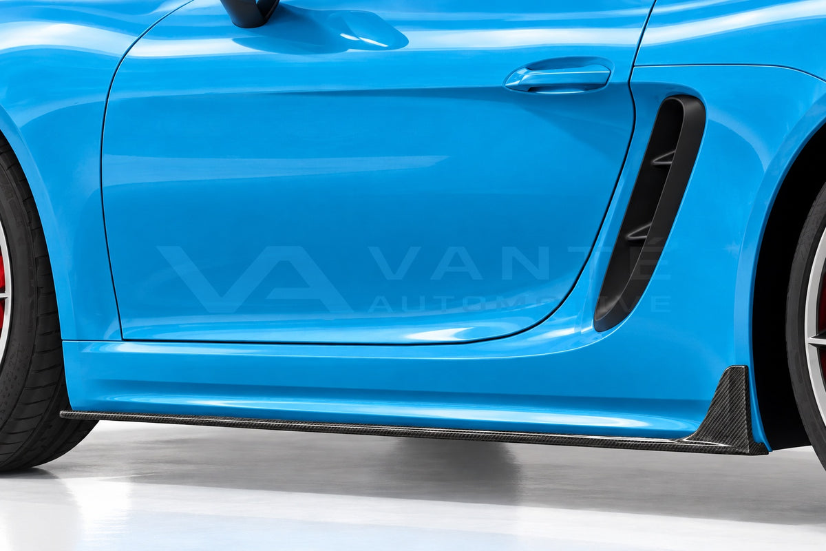 Porsche 718 Boxster/Cayman Carbon Fibre Side Skirts – image 4