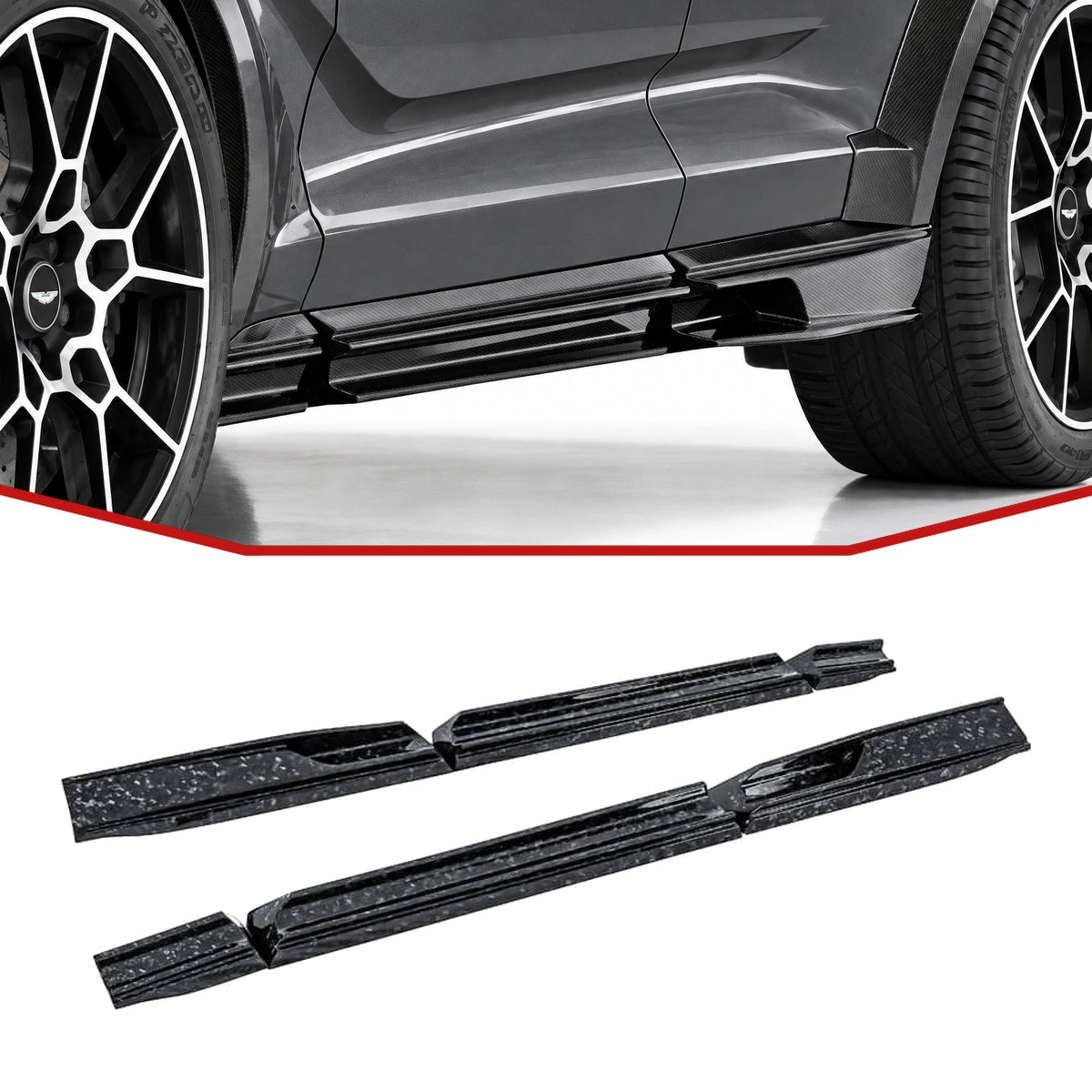 Aston Martin DBX Carbon Fibre Side Skirts