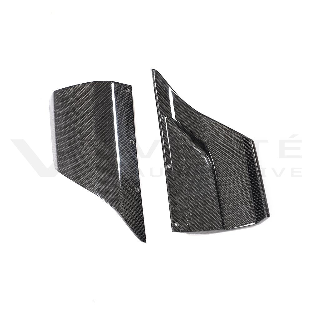 Audi RS3 8V.5 Lames de Diffuseur Arrière en Fibre de Carbone