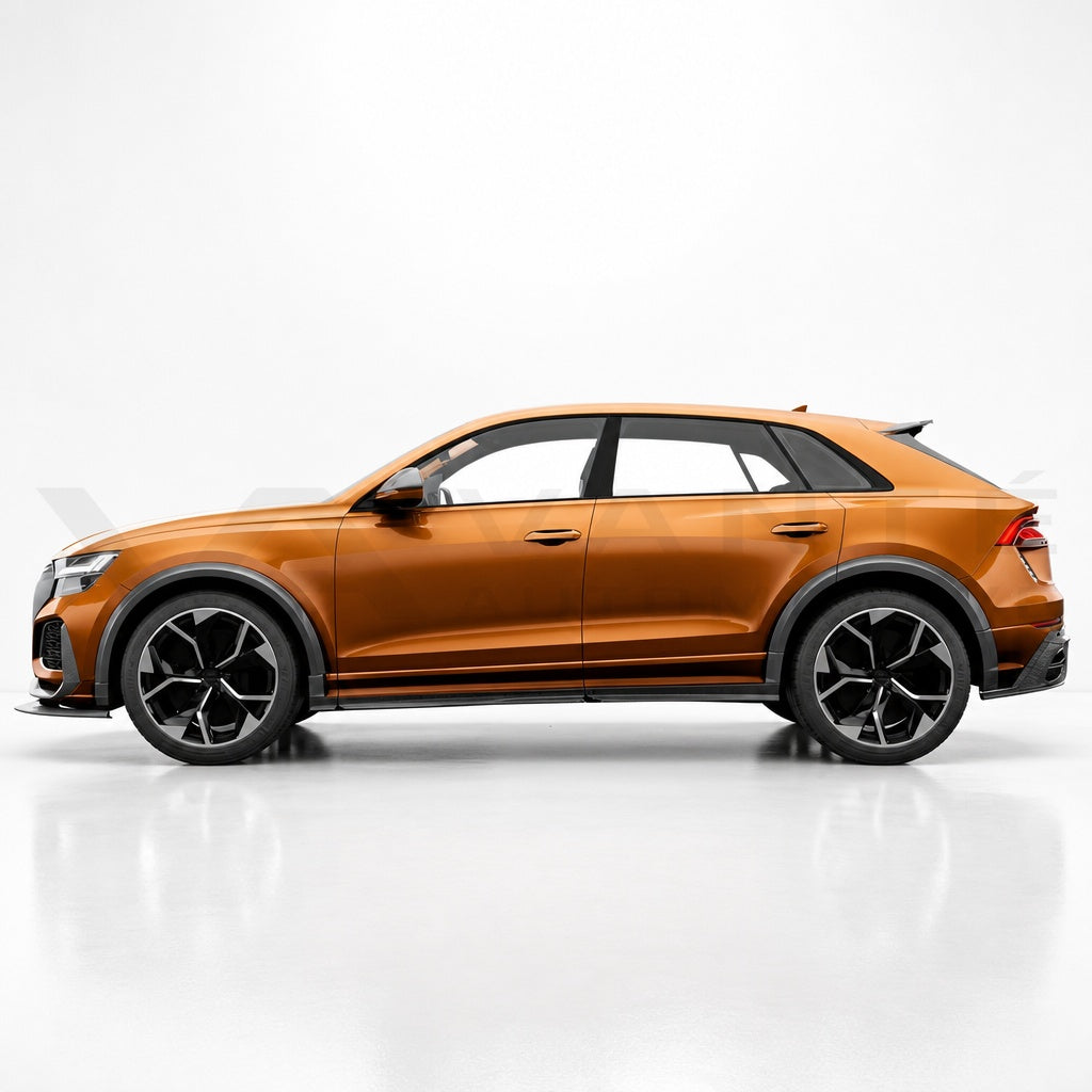 Kit de carrocería de extensiones de faldones laterales de fibra de carbono Audi RSQ8 4M