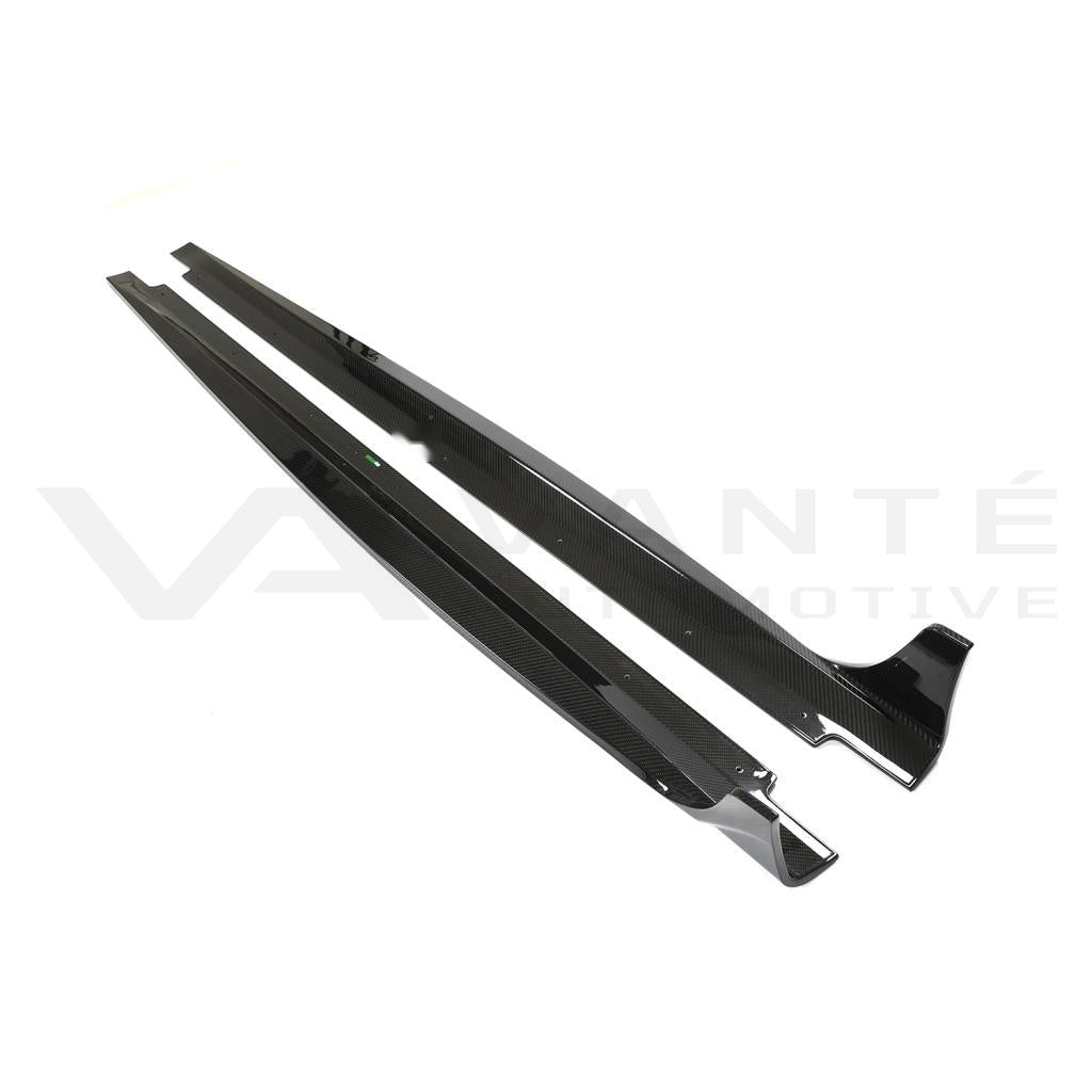 Audi A5 S-Line/S5 B9.5 Sportback Faldones Laterales de Fibra de Carbono Seca
