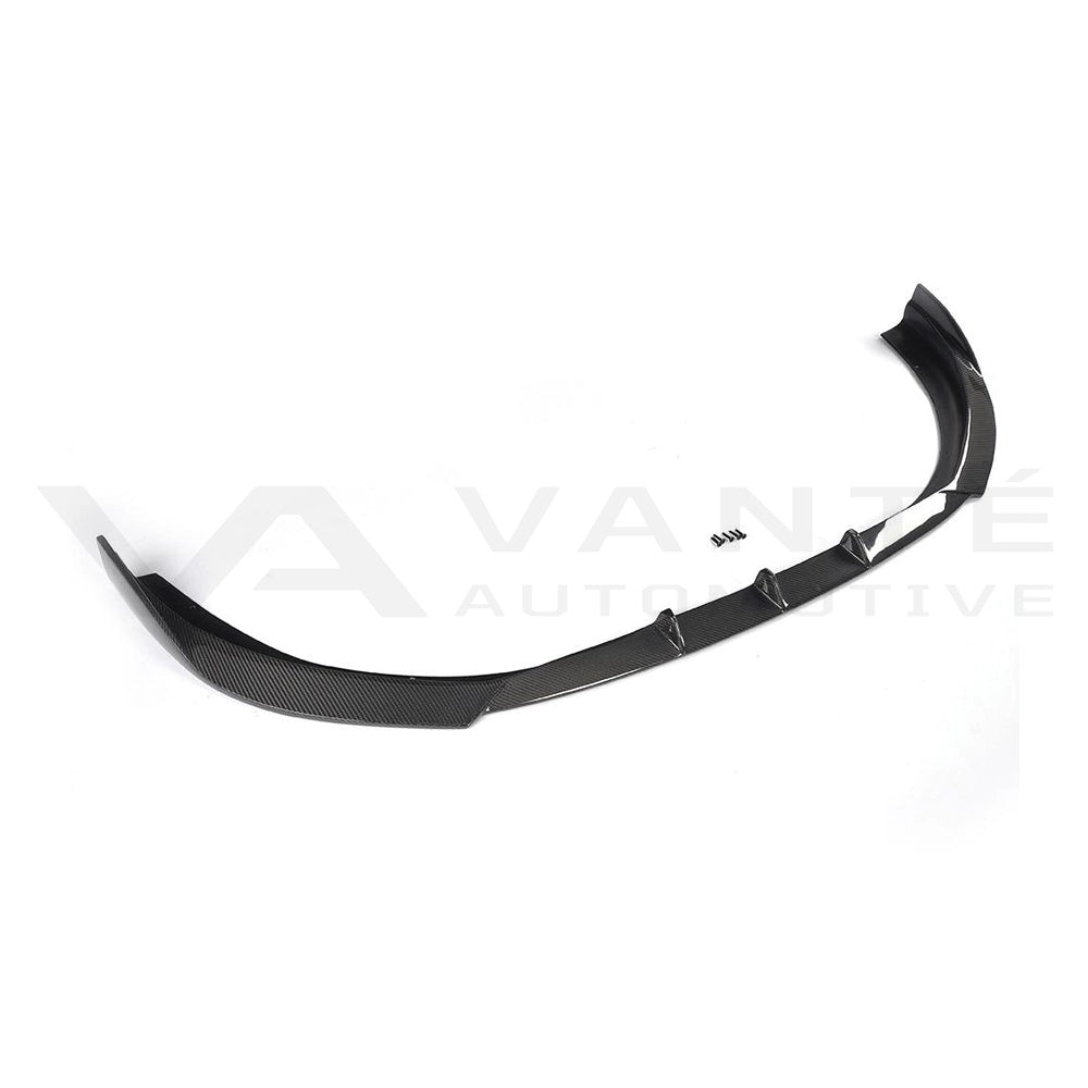Audi A3 S-Line/S3 8V Fünftürer Kohlefaser-Frontspoiler-Lippe V1