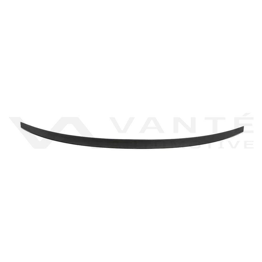 Becquet arrière de coffre Audi A4 B9 en fibre de carbone S4