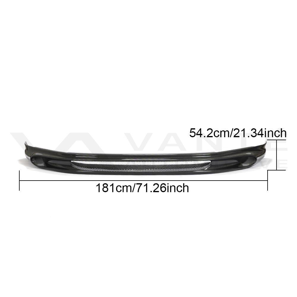 Porsche Macan 95B.3 Dry Carbon Fibre Front Bumper Lip Splitters