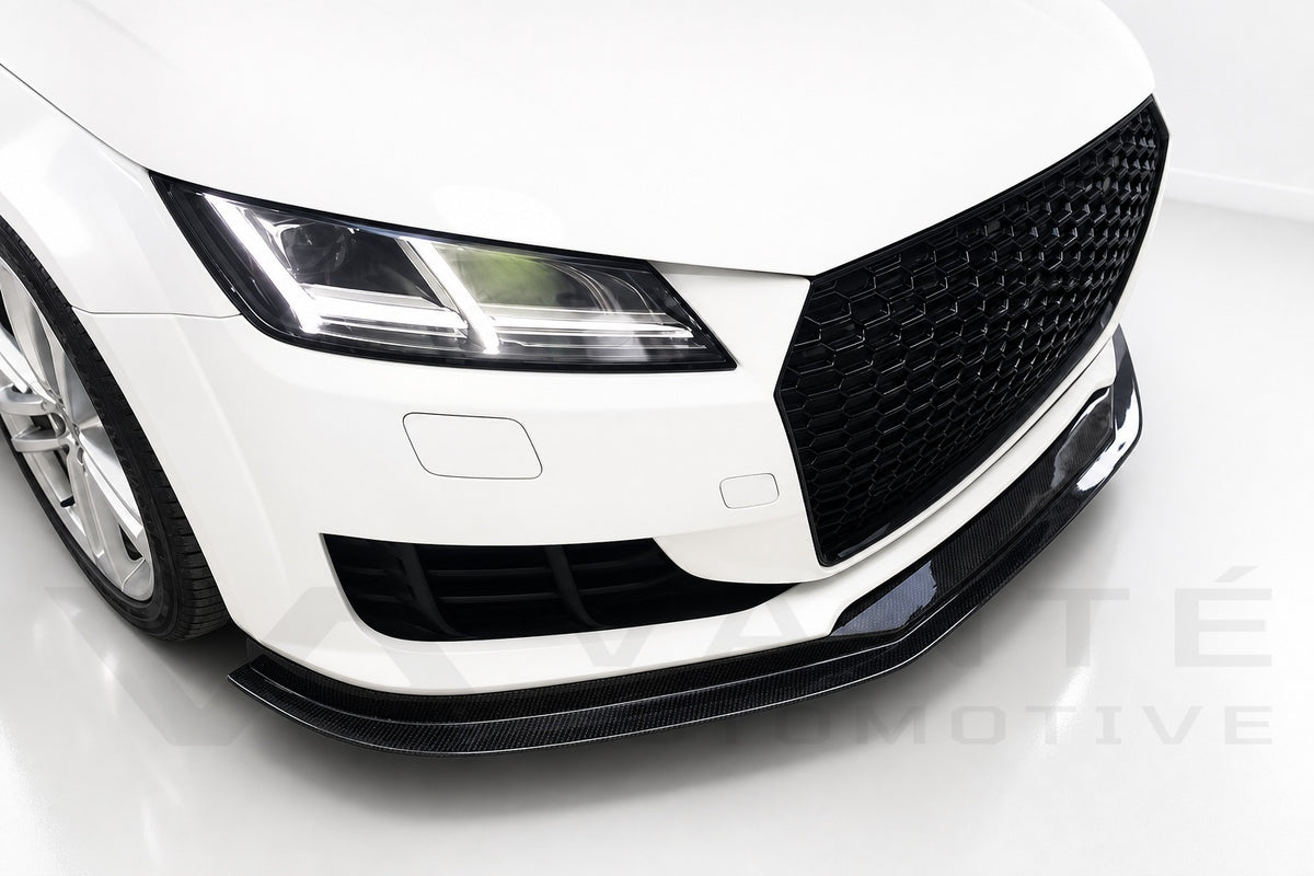 Audi TT 8S (MK3) Lèvre de Splitter Avant en Fibre de Carbone V2