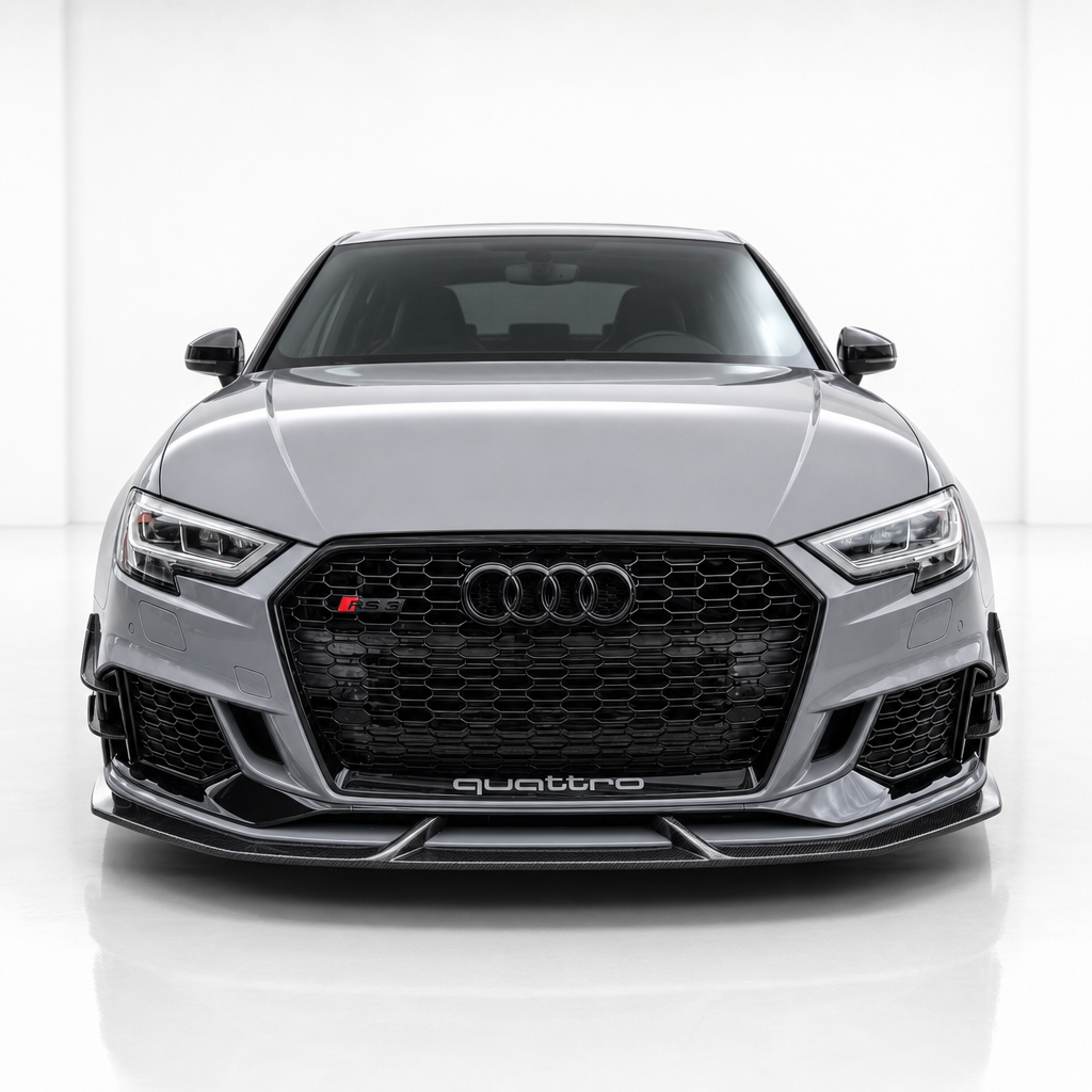 Audi RS3 8V.5 Carbon Fiber Front Bumper Splitter Lip V1