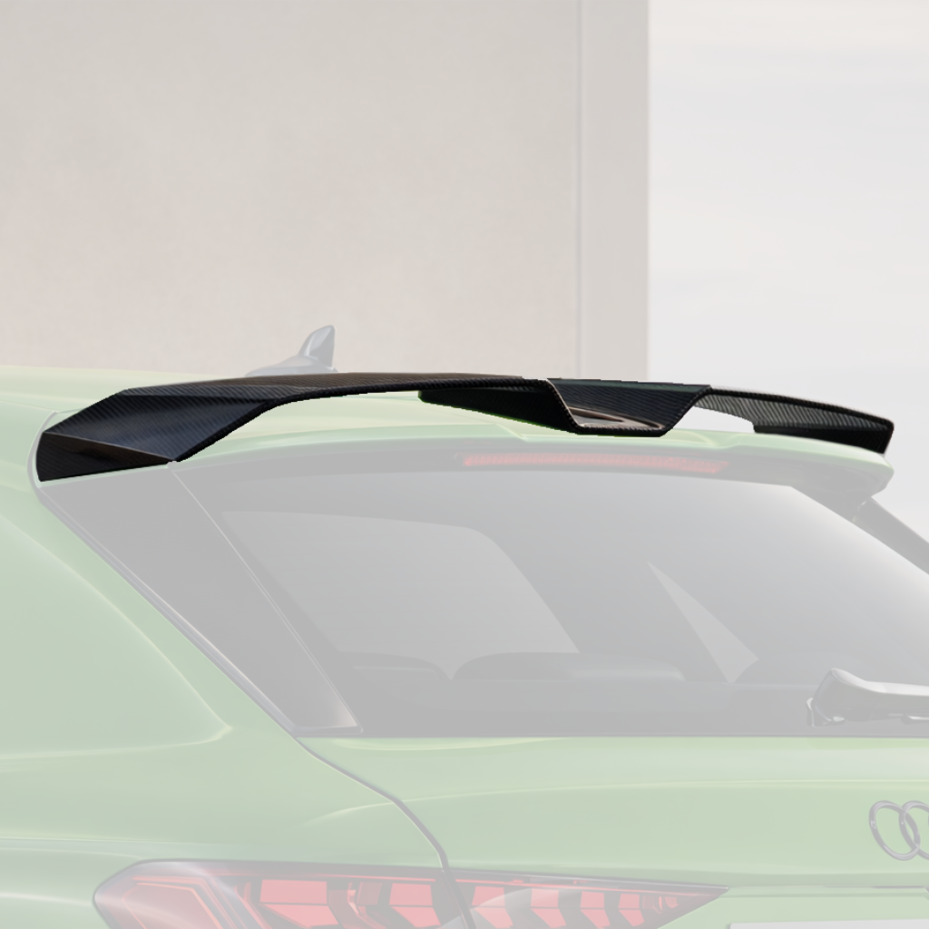 Audi A3/S3/RS3 8Y Carbon Fiber Rear Spoiler Wing OEM image 3