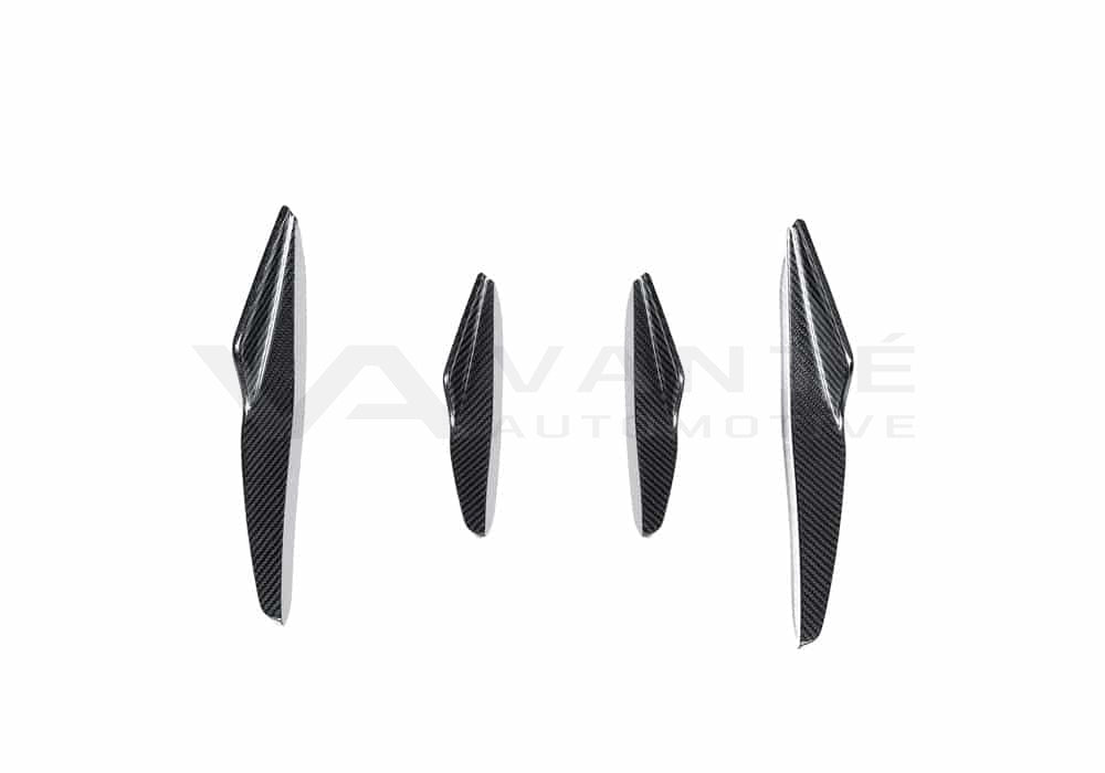Lamborghini Huracan Evo Carbon Fibre Front Bumper Canards – image 7