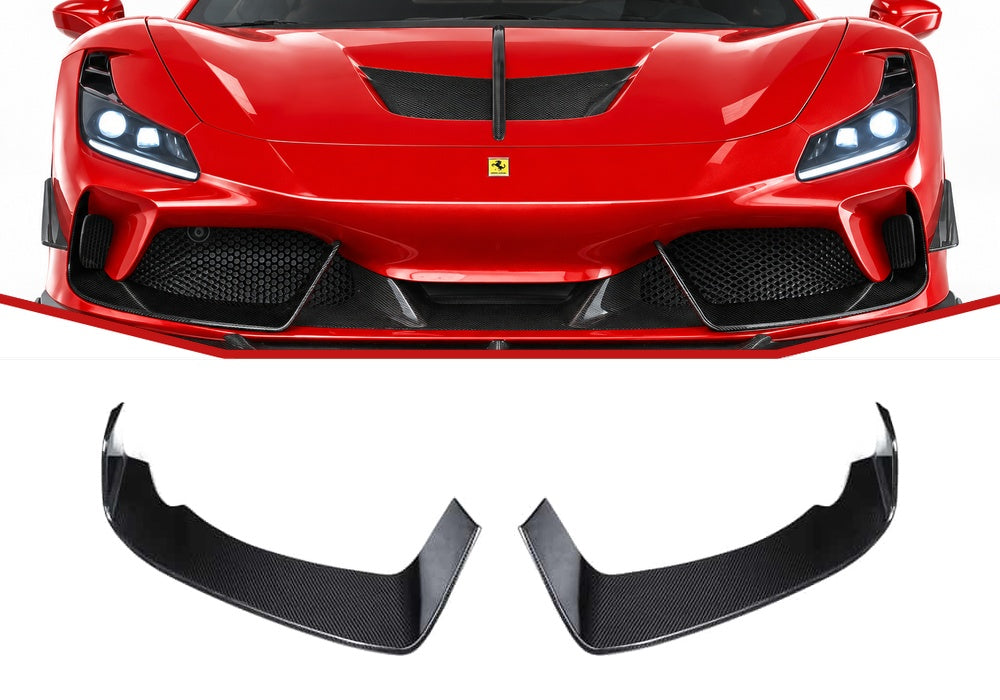 Ferrari F8 Tributo Carbon Fibre Front Air Intakes