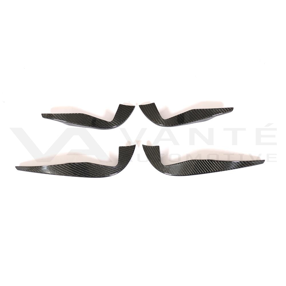 Audi TT/TTS/TTRS 8S (MK3) Canard/Winglet Anteriori in Fibra di Carbonio