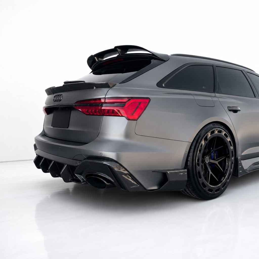 Audi RS6 C8 Aleron Techo de Fibra de Carbono V2