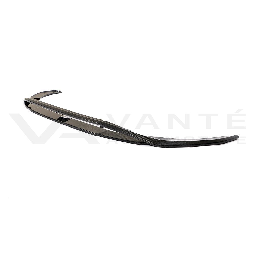Audi A4 S-Line / S4 B9.5 Divisor de Labio Delantero de Fibra de Carbono