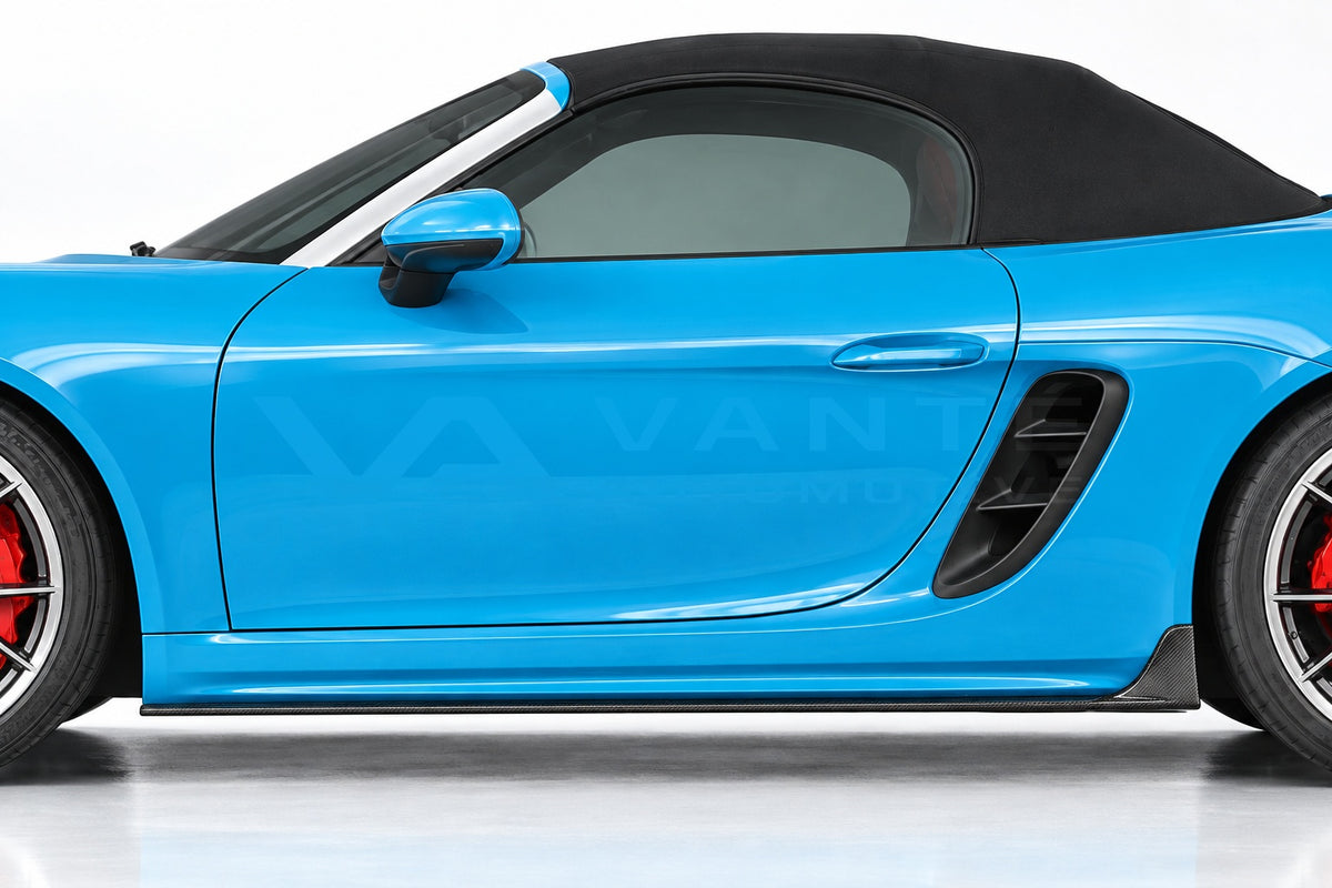 Porsche 718 Boxster/Cayman Carbon Fibre Side Skirts – image 3