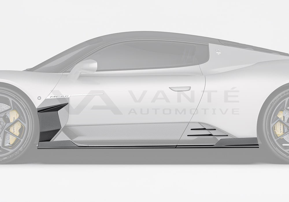Maserati MC20 Carbon Fibre Side Skirts part 2