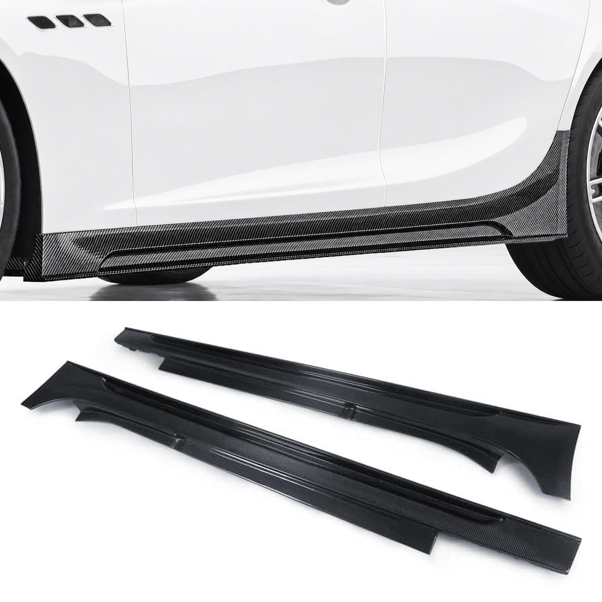 Maserati Ghibli M157 Carbon Fibre Side Skirts