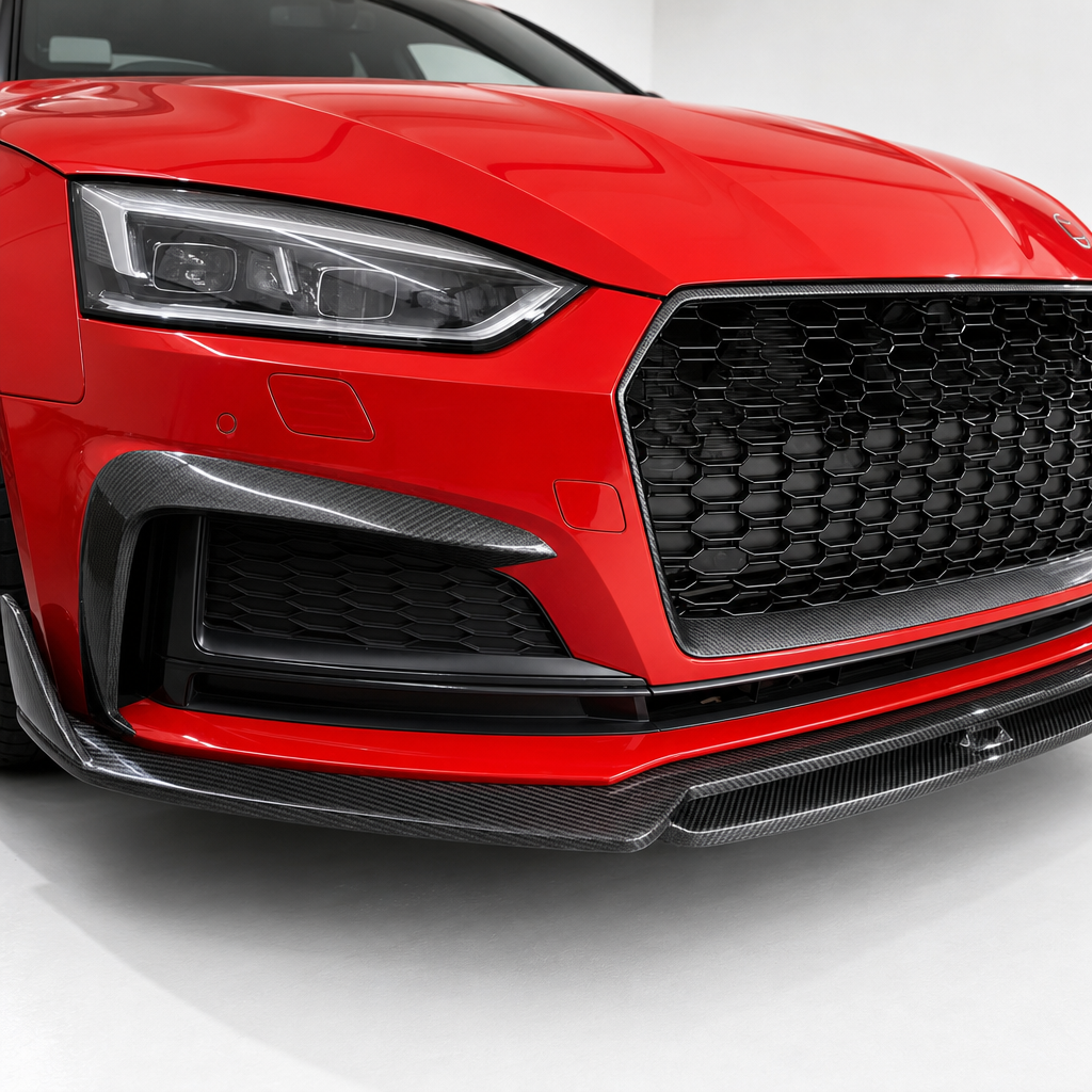 Ailerons de pare-chocs avant en fibre de carbone pour Audi A5 S-Line/S5 B9