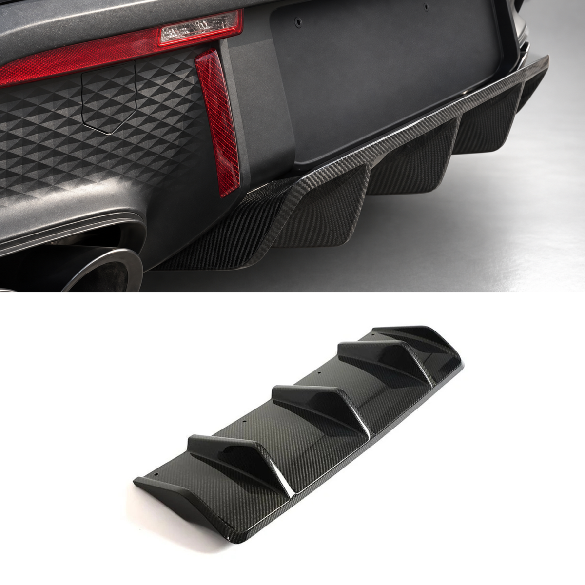 Porsche Macan GTS 95B.3 Carbon Fibre Rear Bumper Diffuser Lip