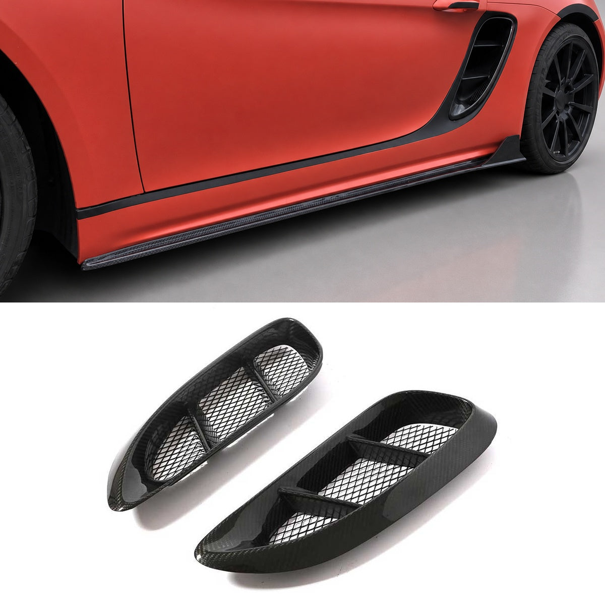 Porsche 718 Boxster/Cayman 982 Carbon Fibre Side Vents