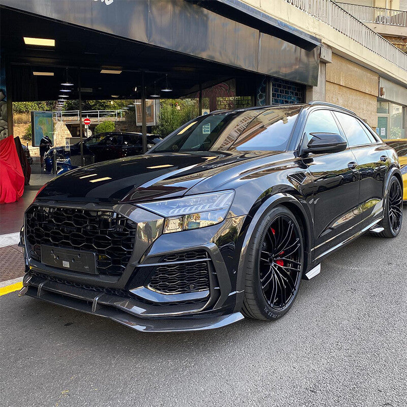 Audi RSQ8 4M Carbon Fiber Front Bumper Grill Cover Trims​​​​​​​ image 3