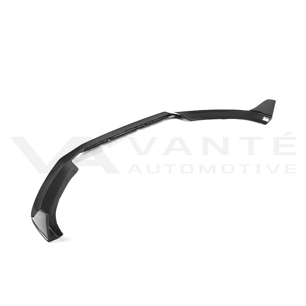 Divisor de labio de parachoques delantero de fibra de carbono para Audi A4 S-Line/S4 B9 S-Line