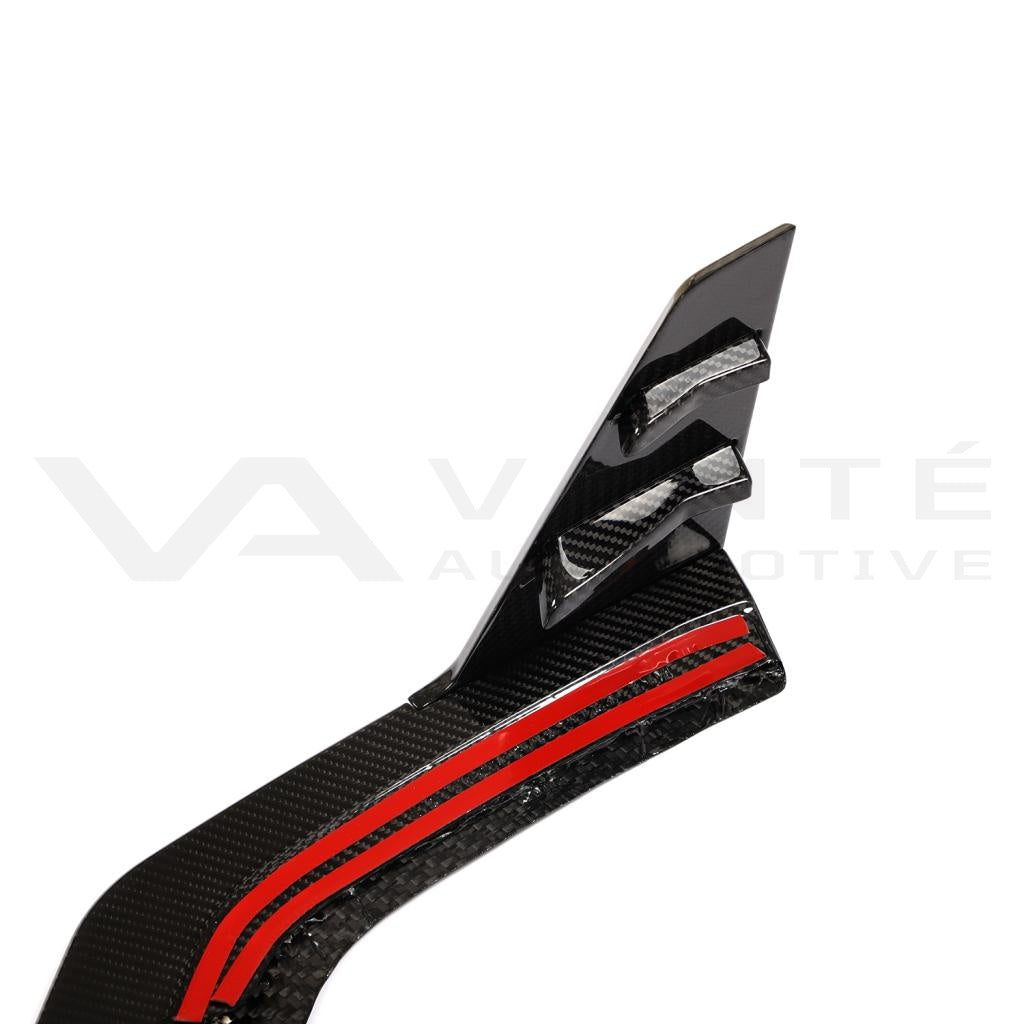 Audi RS6/RS7 C8 Carbon Fiber Front Splitter Lip V2