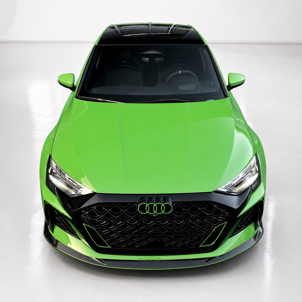 Audi RS3 8Y.5 カーボンファイバーフロントスプリッター