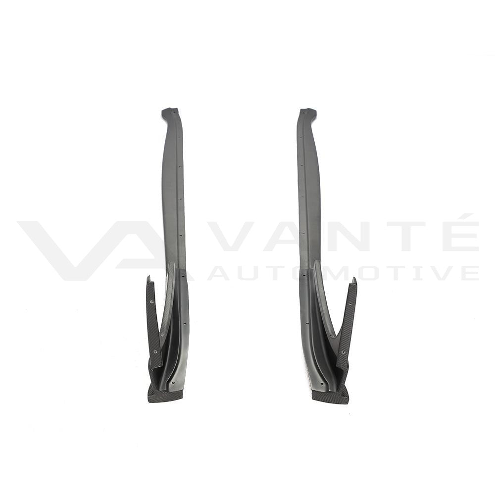 Porsche 718 Boxster Cayman 982 Dry Carbon Fibre Side Skirts