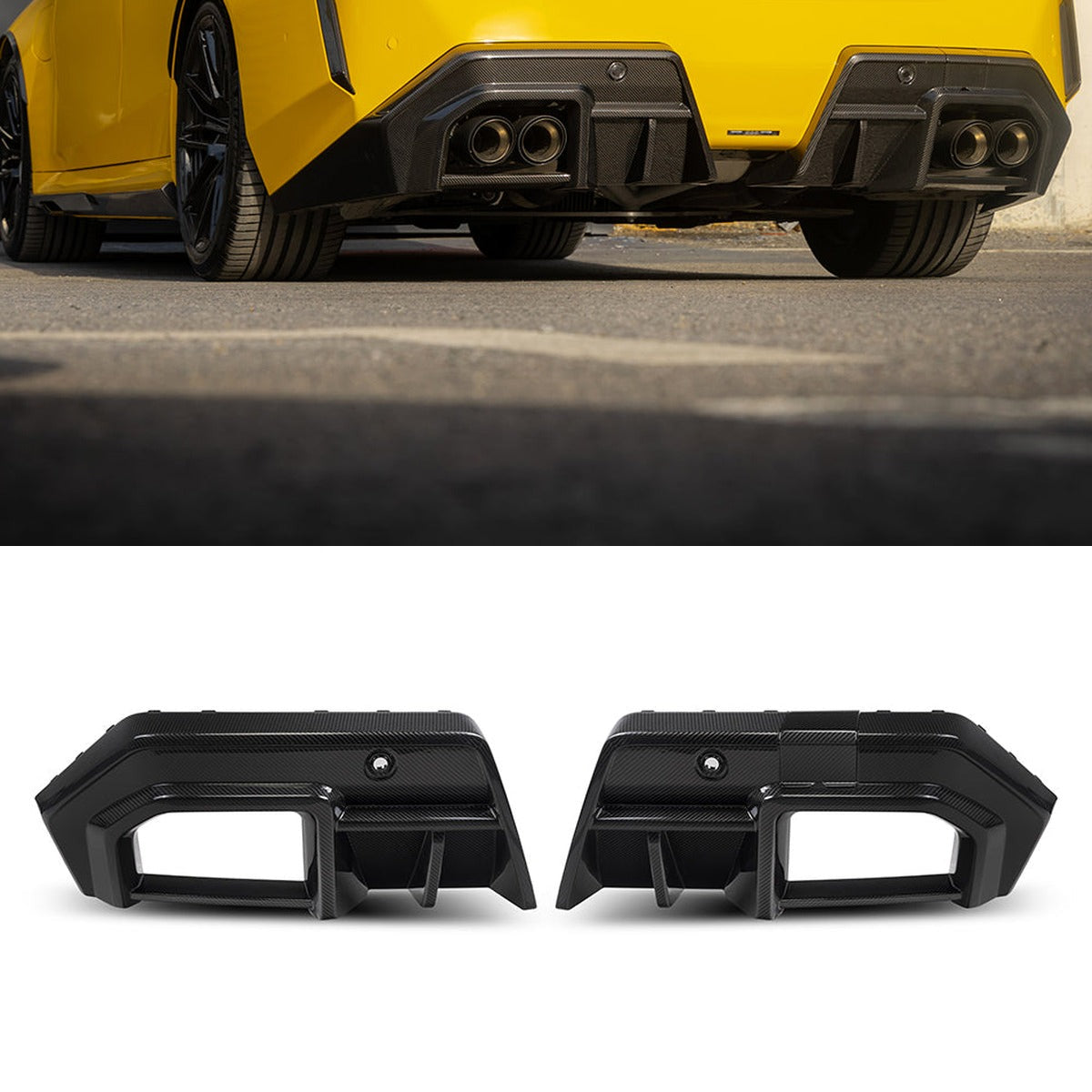 BMW M5 G90 Prepreg Carbon Fibre Rear Diffuser SOOQOO