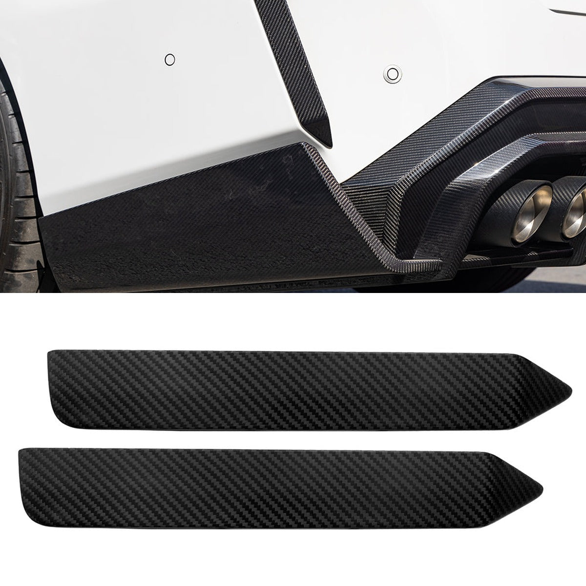 BMW M5 G90 Prepreg Carbon Fibre Reflector Trims SOOQOO