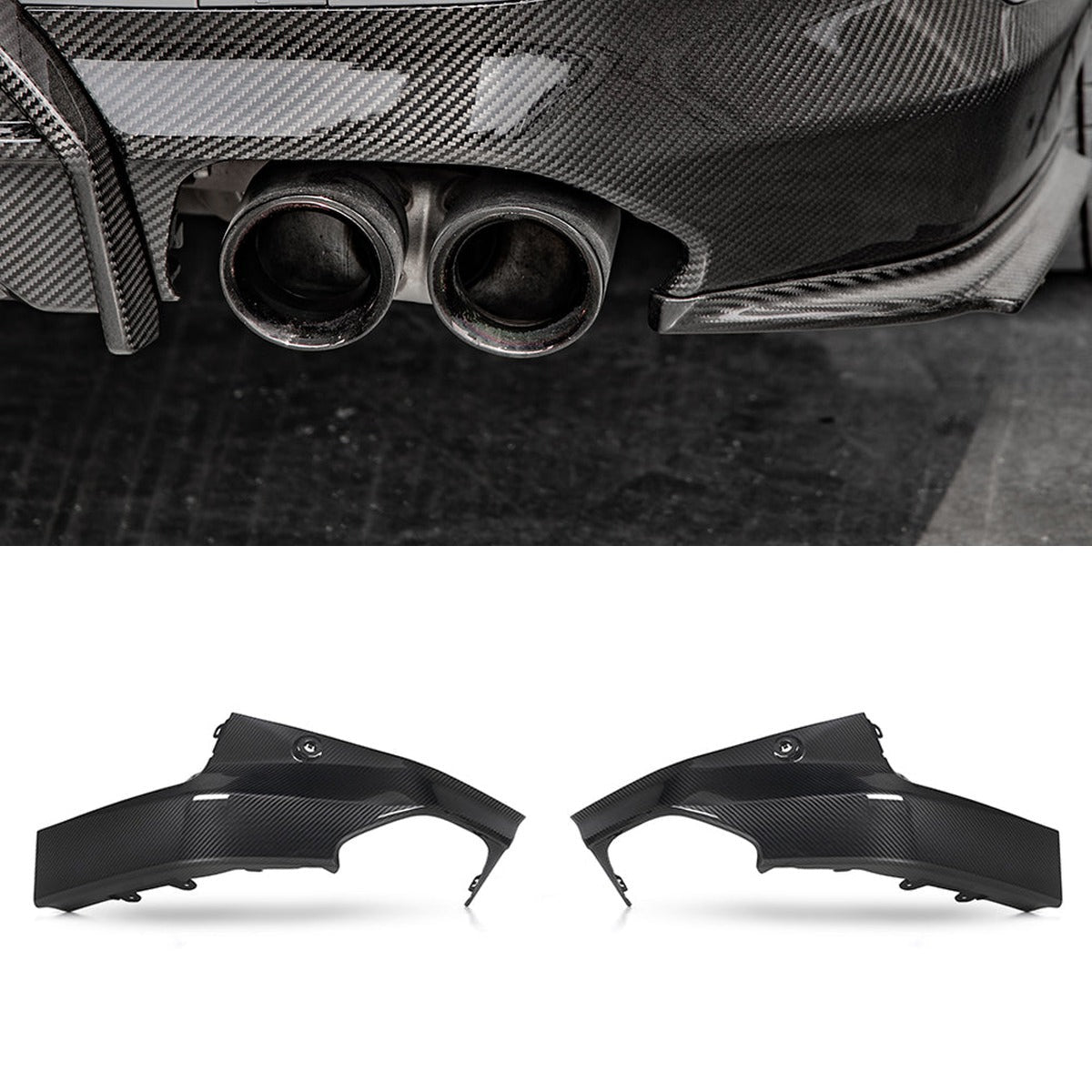 BMW 2 Series G42 Prepreg Carbon Fibre Side Diffuser SOOQOO