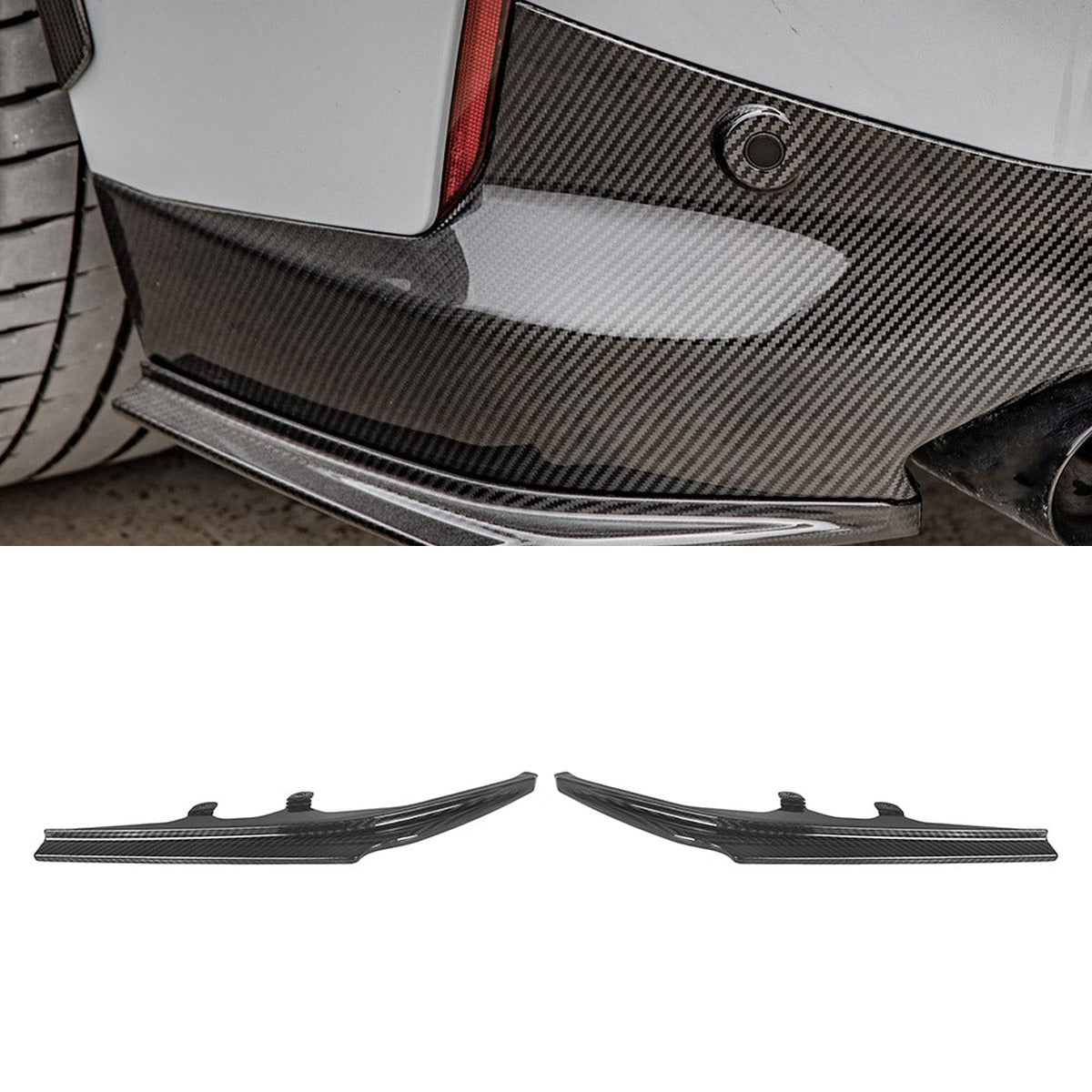 BMW 2 Series G42 Prepreg Carbon Fibre Rear Spats SOOQOO
