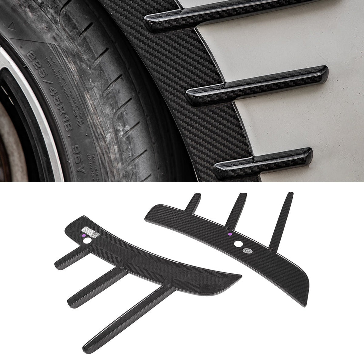 BMW 4 Series G22 Prepreg Carbon Fibre Front Arch Trims SOOQOO