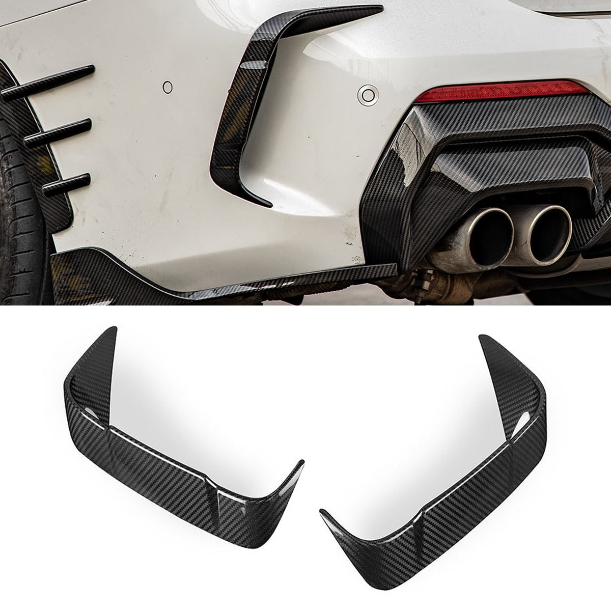 BMW 4 Series G22 Prepreg Carbon Fibre Front Bumper Insert SOOQOO