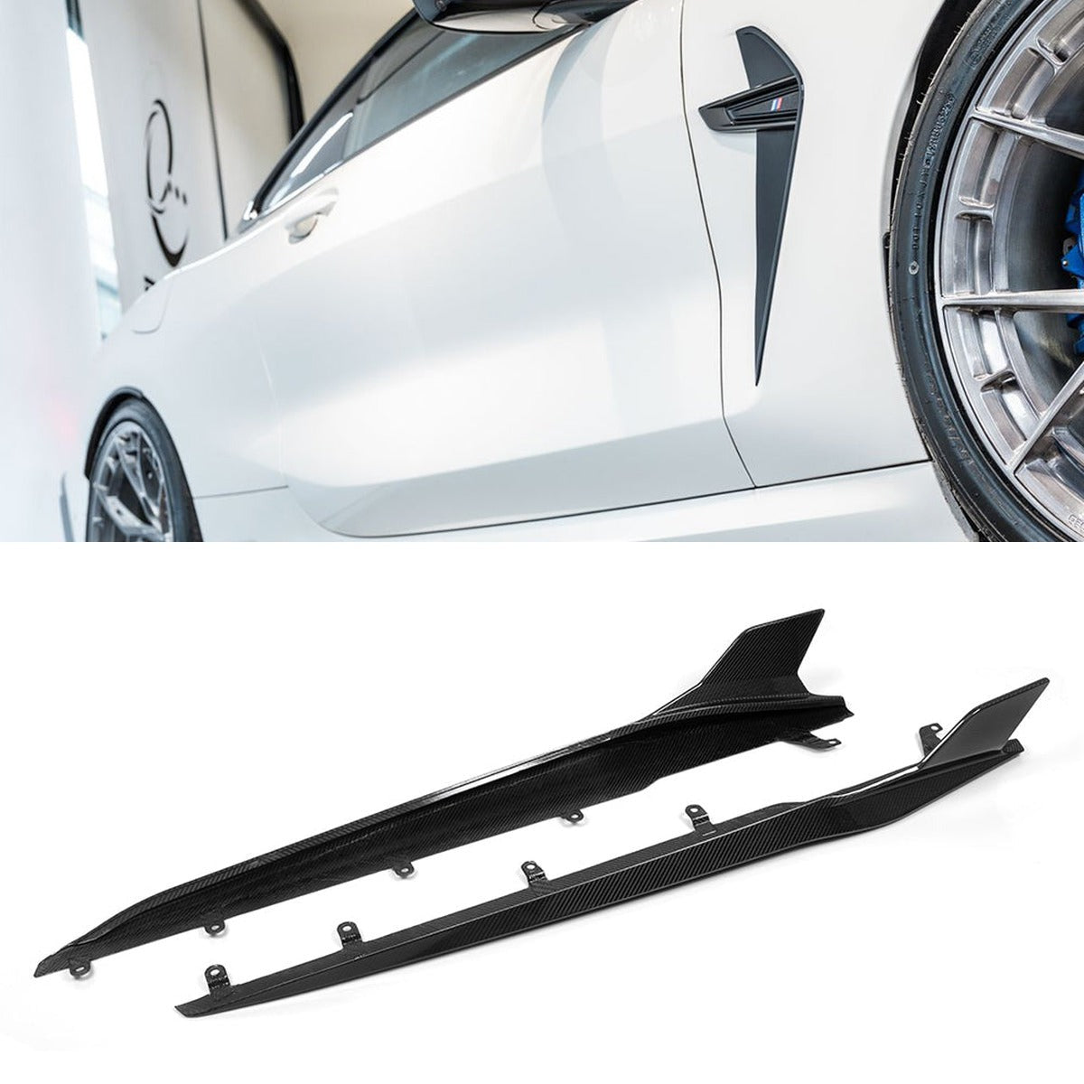 BMW M8 F92 Prepreg Carbon Fibre Side Skirts SOOQOO