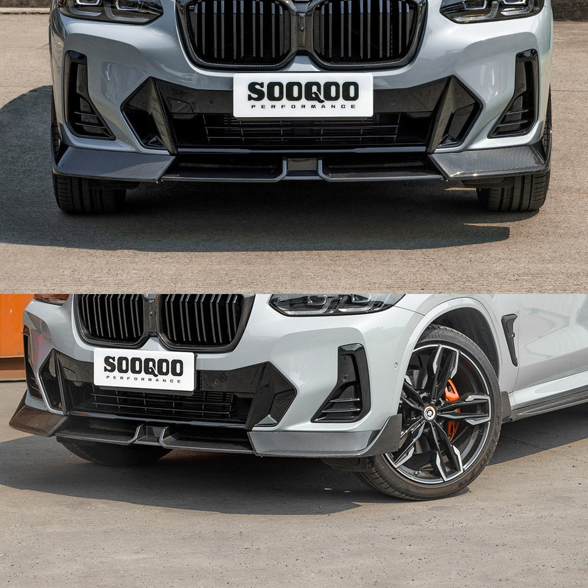 BMW X3 G01 / X4 G02 LCI Prepreg Carbon Fibre Front Lip SOOQOO