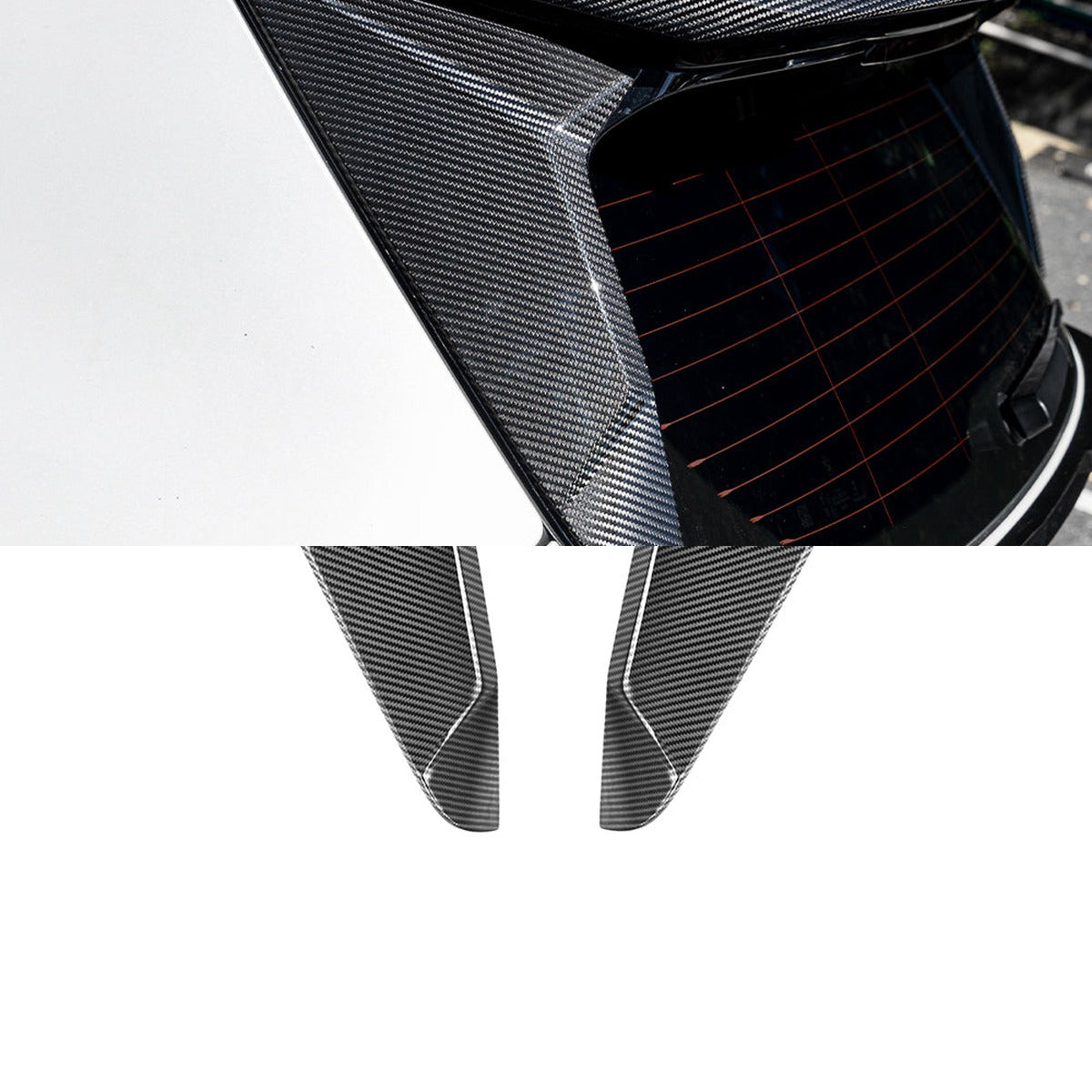 BMW X3 G45 Prepreg Carbon Fibre Rear Window Fins SOOQOO