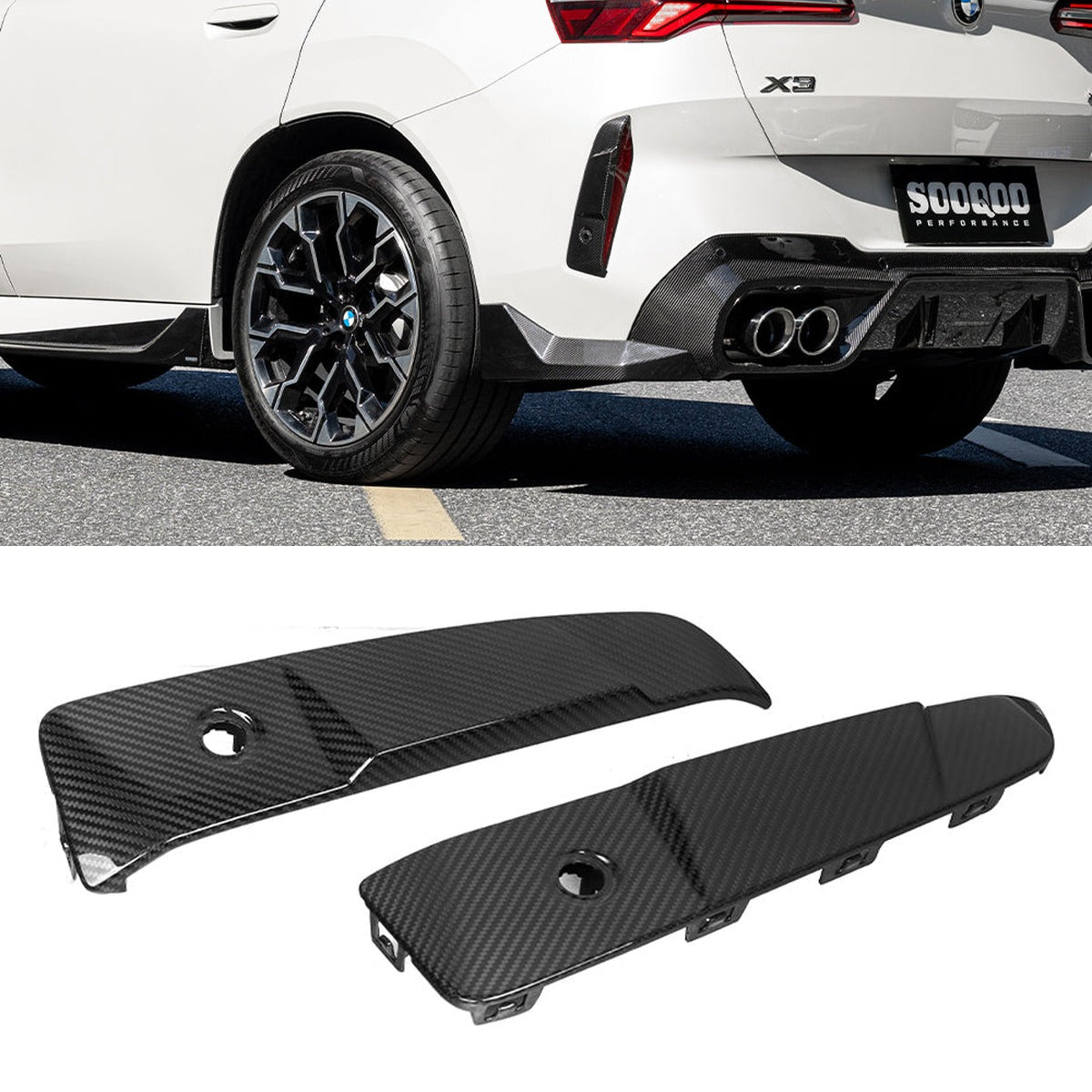 BMW X3 G45 Prepreg Carbon Fibre Rear Bumper Inserts SOOQOO
