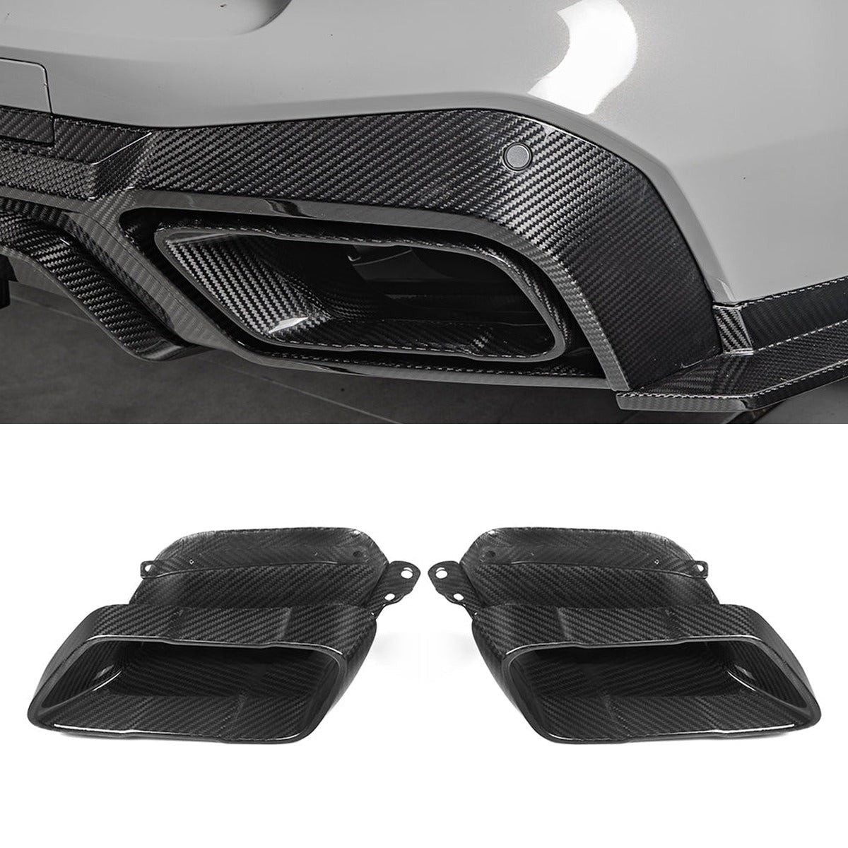 BMW X5 G05 Prepreg Carbon Fibre Exhaust Tips SOOQOO