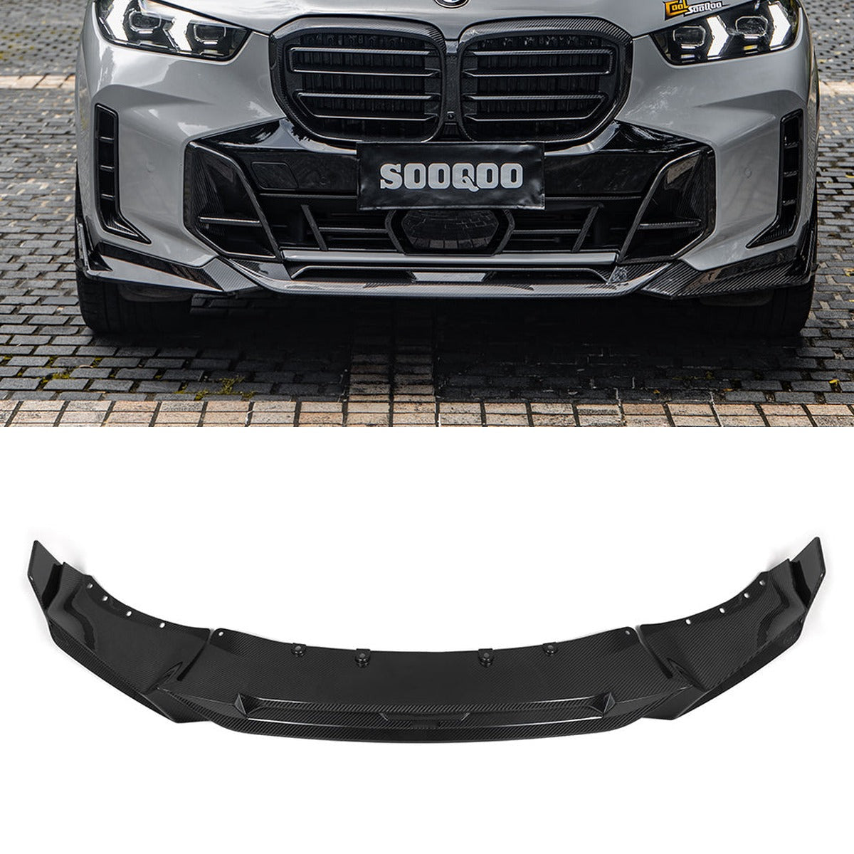 BMW X5 G05 LCI Prepreg Carbon Fibre Front Lip SOOQOO