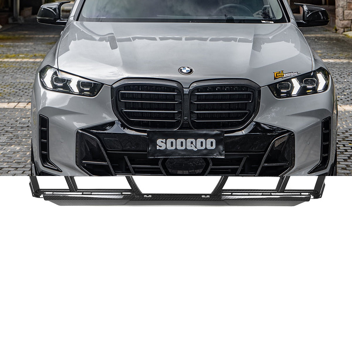 BMW X5 G05 LCI Carbon Fibre Front Lower Grille SOOQOO