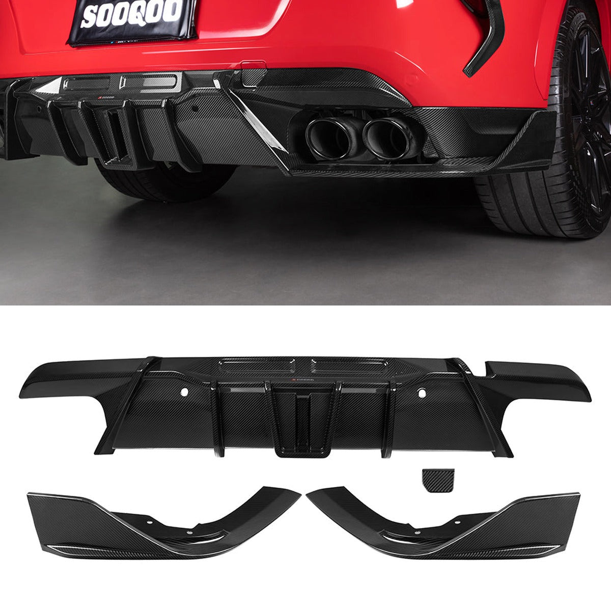 BMW X6M F96 Prepreg Carbon Fibre Rear Diffuser SOOQOO