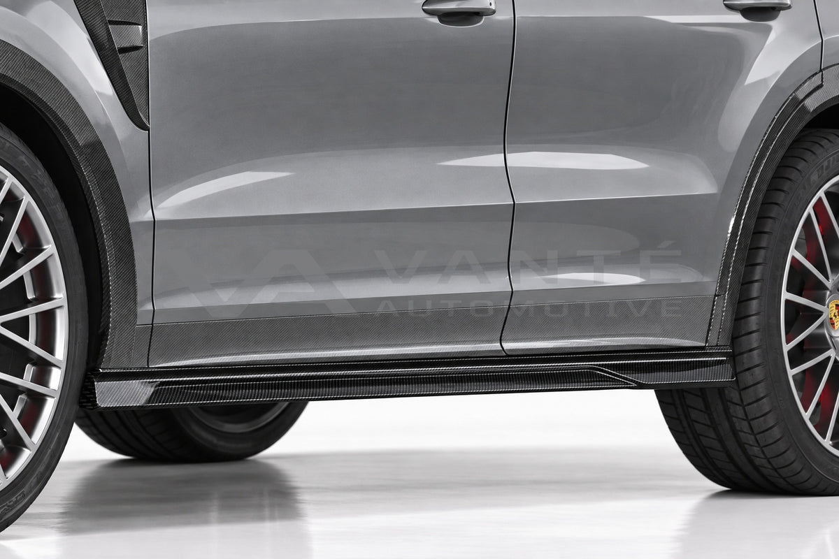 Porsche Cayenne 9YA/9YB Carbon Fibre Side Skirts – image 2